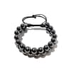 Hematite 2 Line Adjustable Bracelet BB29_2