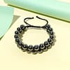 Hematite 2 Line Adjustable Bracelet BB29_3