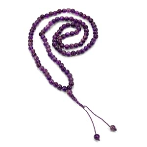 Natural Amethyst Mala of 108 Beads