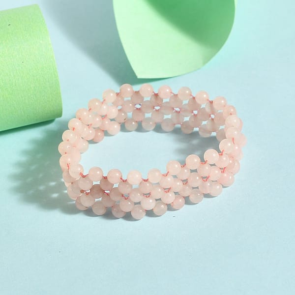 Rose Quartz Carpet Bracelet BB24_2